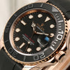 Rolex Yacht-Master 40mm 116655 18K Rose Gold Second Hand Watch Collectors 4