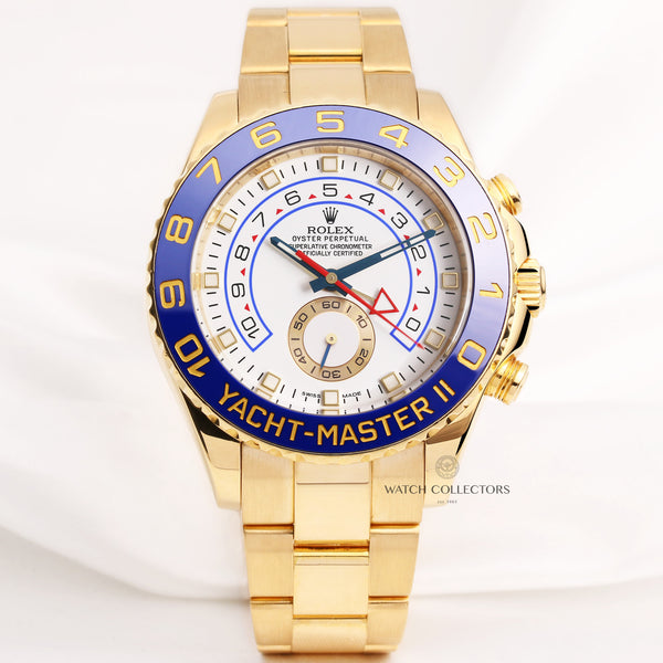 Rolex-Yacht-Master-II-116688-18K-Yellow-Gold-Full-Set-Second-Hand-Watch-Collectors-1