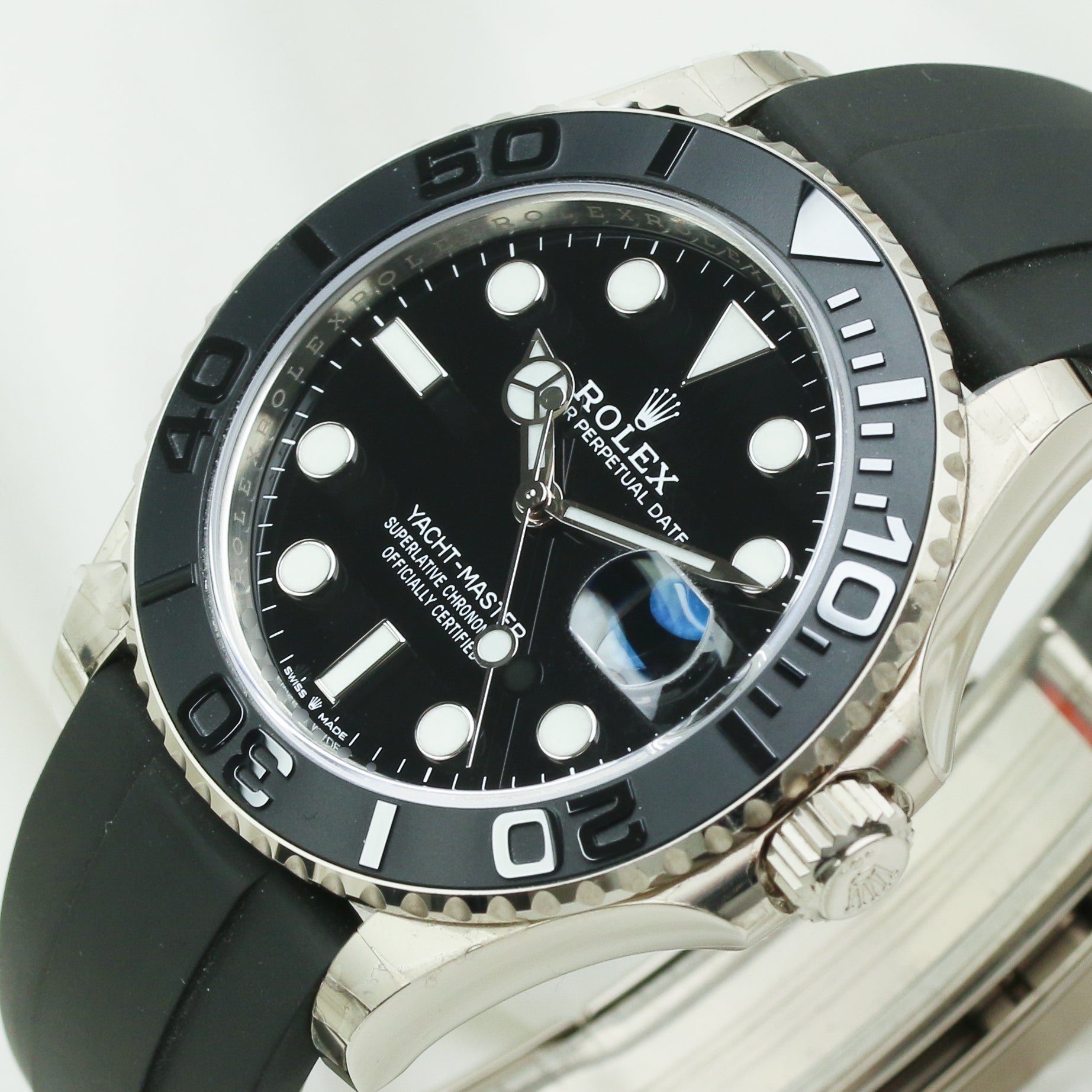 Rolex Yachtmaster 226659 18K White Gold 2 Second Hand Watch Collectors 2-2