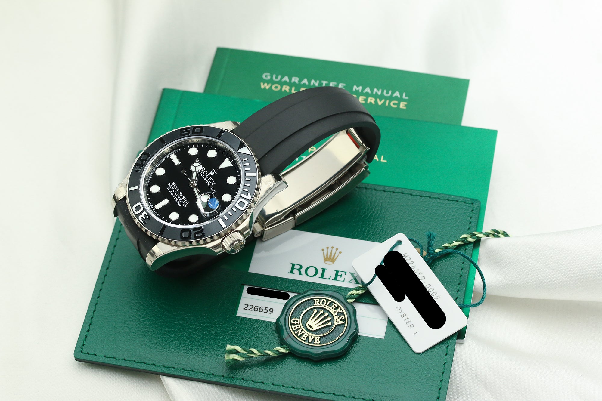 Rolex Yachtmaster 226659 18K White Gold 2 Second Hand Watch Collectors 5-2