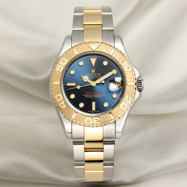 Rolex Yachtmaster Steel & Gold Second Hand Watch Collectors 1