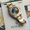 Rolex Yachtmaster Steel & Gold Second Hand Watch Collectors 9