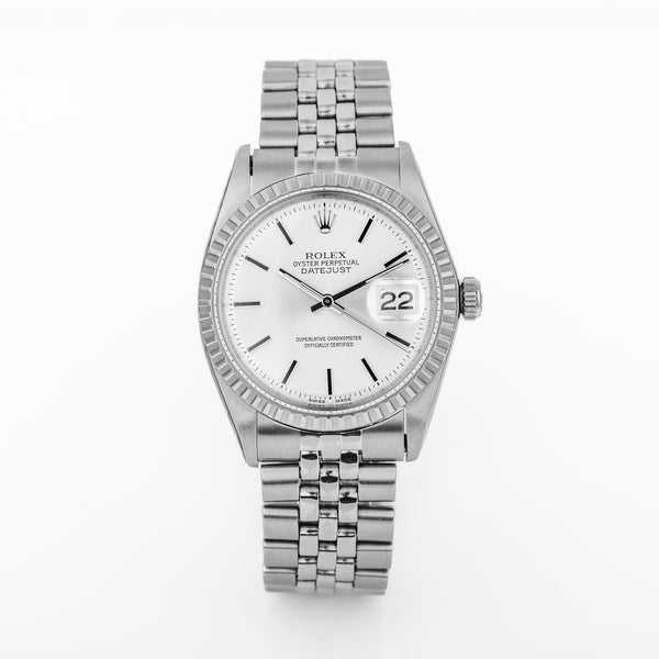 Rolex DateJust | REF. 1603/0 | Silver Dial | 1966 | Box & Papers | Stainless Steel