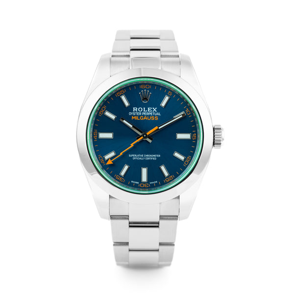 Rolex Milgauss | REF. 116400GV | Box & Papers | Blue Dial | 2019 | Stainless Steel