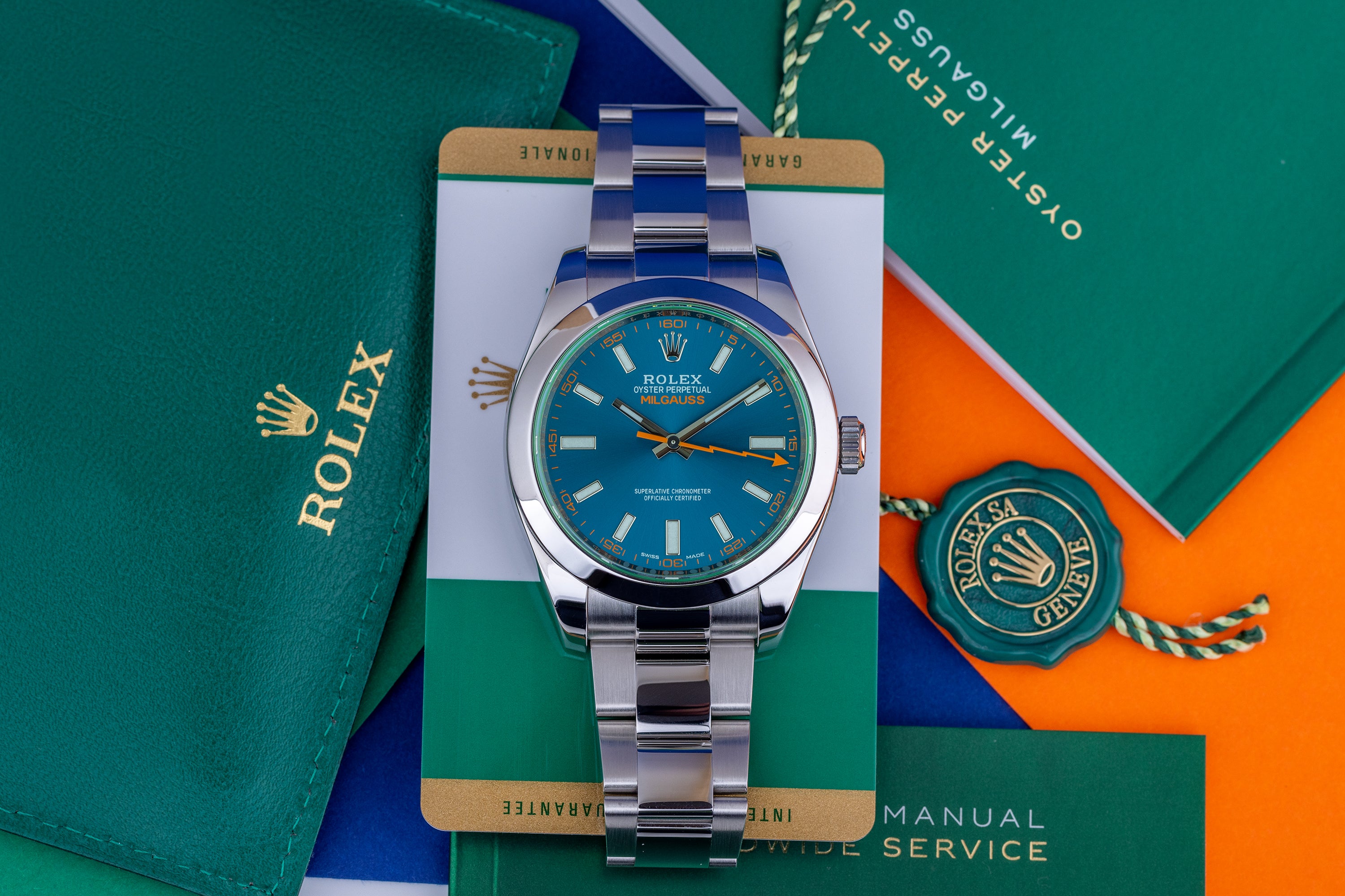 Milgauss clearance rolex 2019