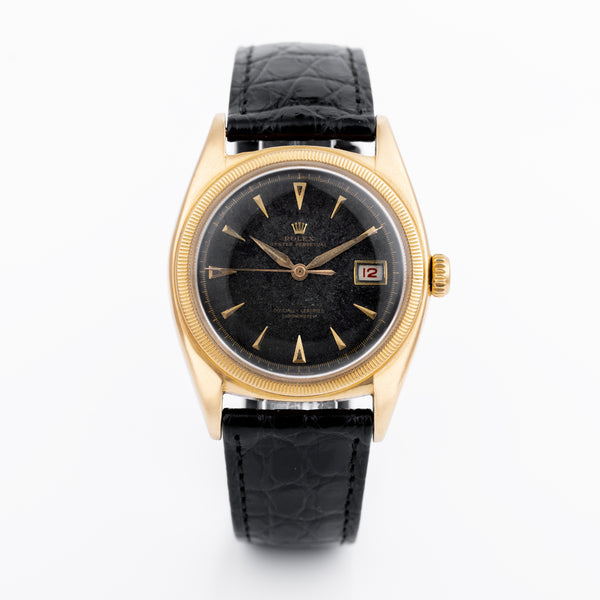 Rolex Oyster Perpetual 'Ovettone' 'Big Bubble Back' | REF. 6105 | 18k Yellow Gold