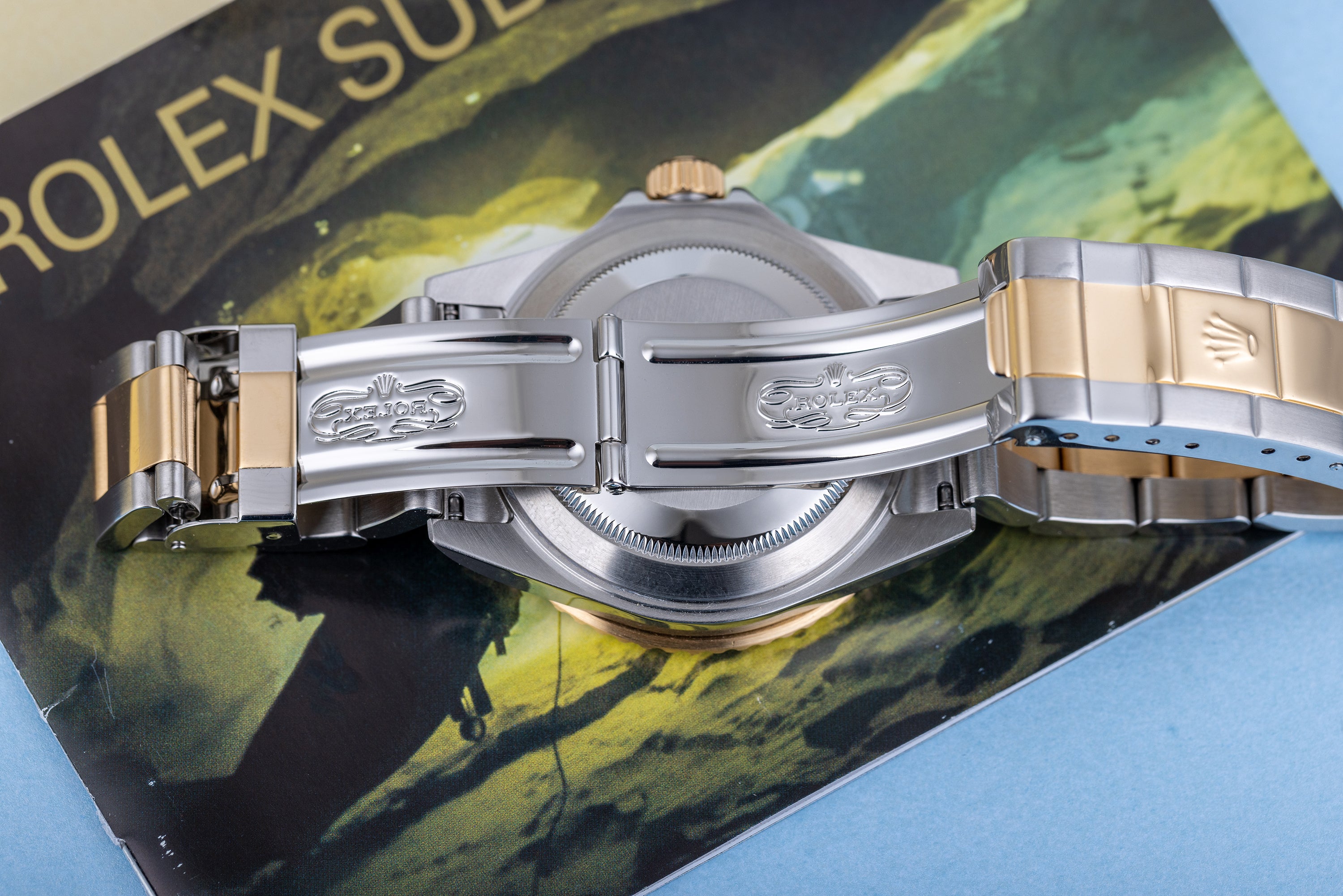 Rolex Submariner | REF. 16613 | Silver Serti Dial | Box & Papers | 2008 | + Service Papers 2013 | Stainless Steel & 18k Yellow Gold