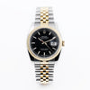 Rolex DateJust | REF. 116233 | Black Dial | 2018 | Stainless Steel & 18k Yellow Gold | Box & Papers