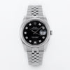 Rolex DateJust 36mm | REF. 116234 | Black Diamond Dial | Box & Papers | 2017 | Steel & 18k White Gold bezel