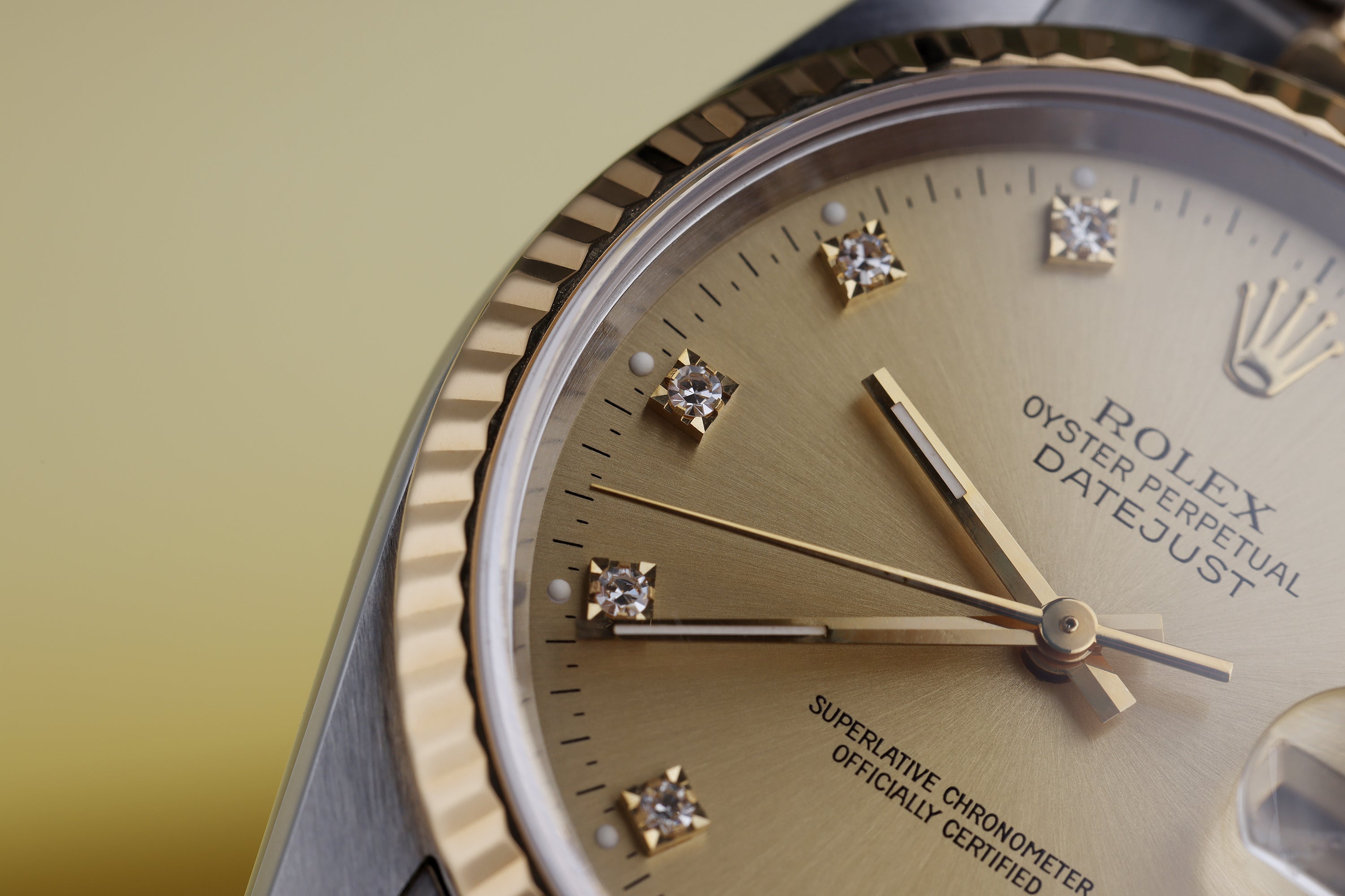 Rolex DateJust 36mm | REF. 16233 | Gold Diamond Dial | Box & Papers | Stainless Steel & 18k Yellow Gold