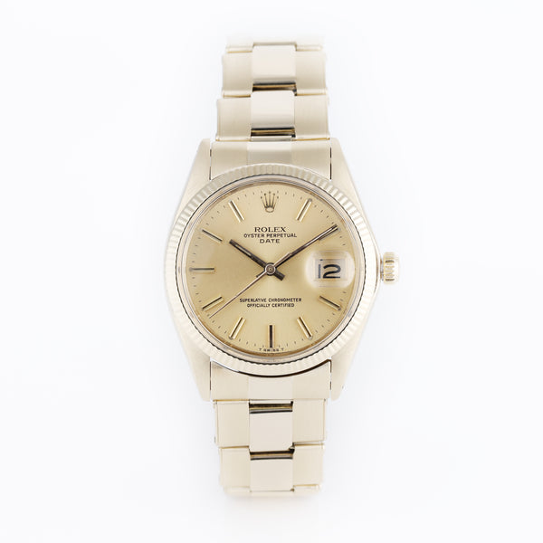 Rolex Date | REF. 1503 | Gold Dial | 14k Yellow Gold | 34mm
