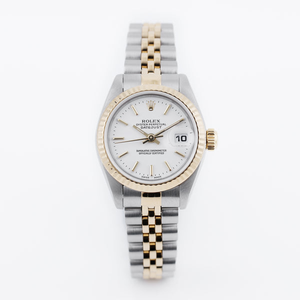 Rolex Lady DateJust | REF. 69173 | Stainless Steel & 18k Yellow Gold | Box & Papers