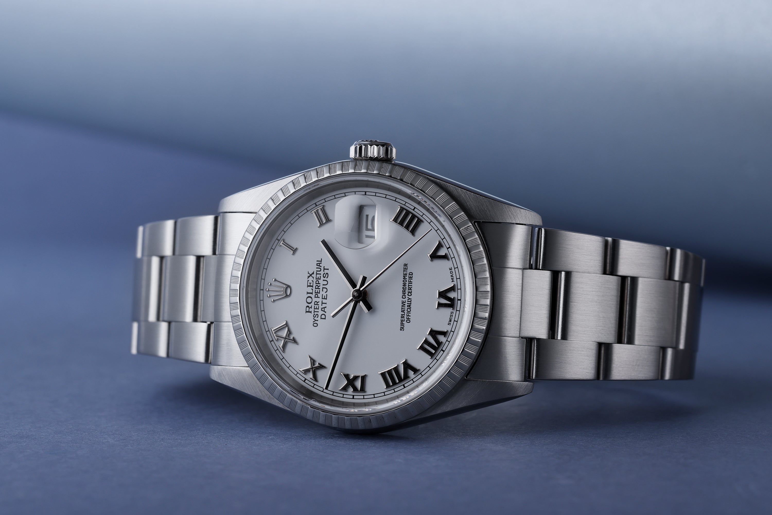 Rolex DateJust 36mm | REF. 16220 | White Dial - Roman Numerals | Stainless Steel | 2002