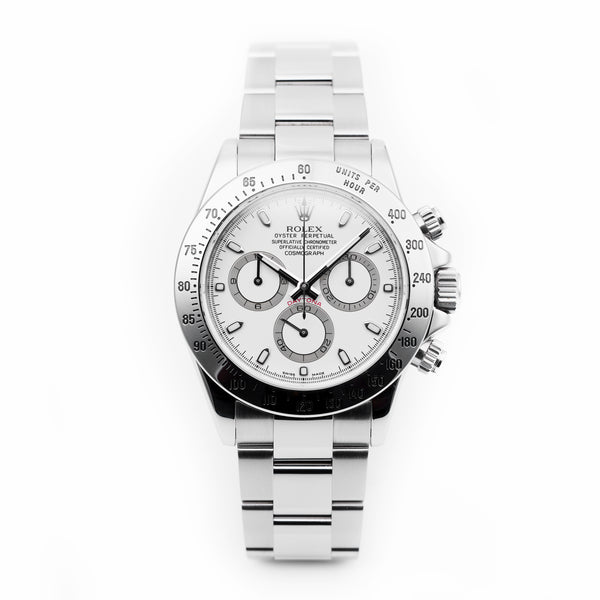 Rolex Daytona | REF. 116520 | White dial | Box & Papers | 2008 | Stainless Steel