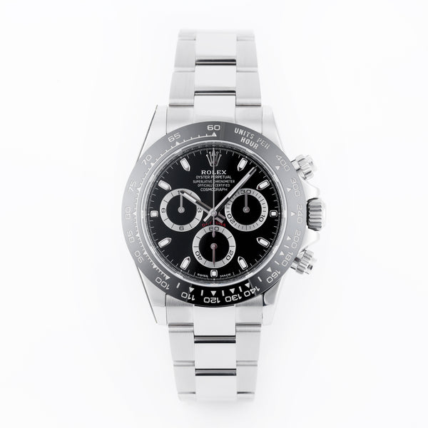 Unworn Rolex Daytona | REF. 116500LN | Black Dial | Stainless Steel | 2021 | Box & Papers