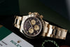 Rolex Daytona | REF. 116528 | Black Mother of Pearl Diamond Dial | Box & Papers | 18k Yellow Gold | 2014