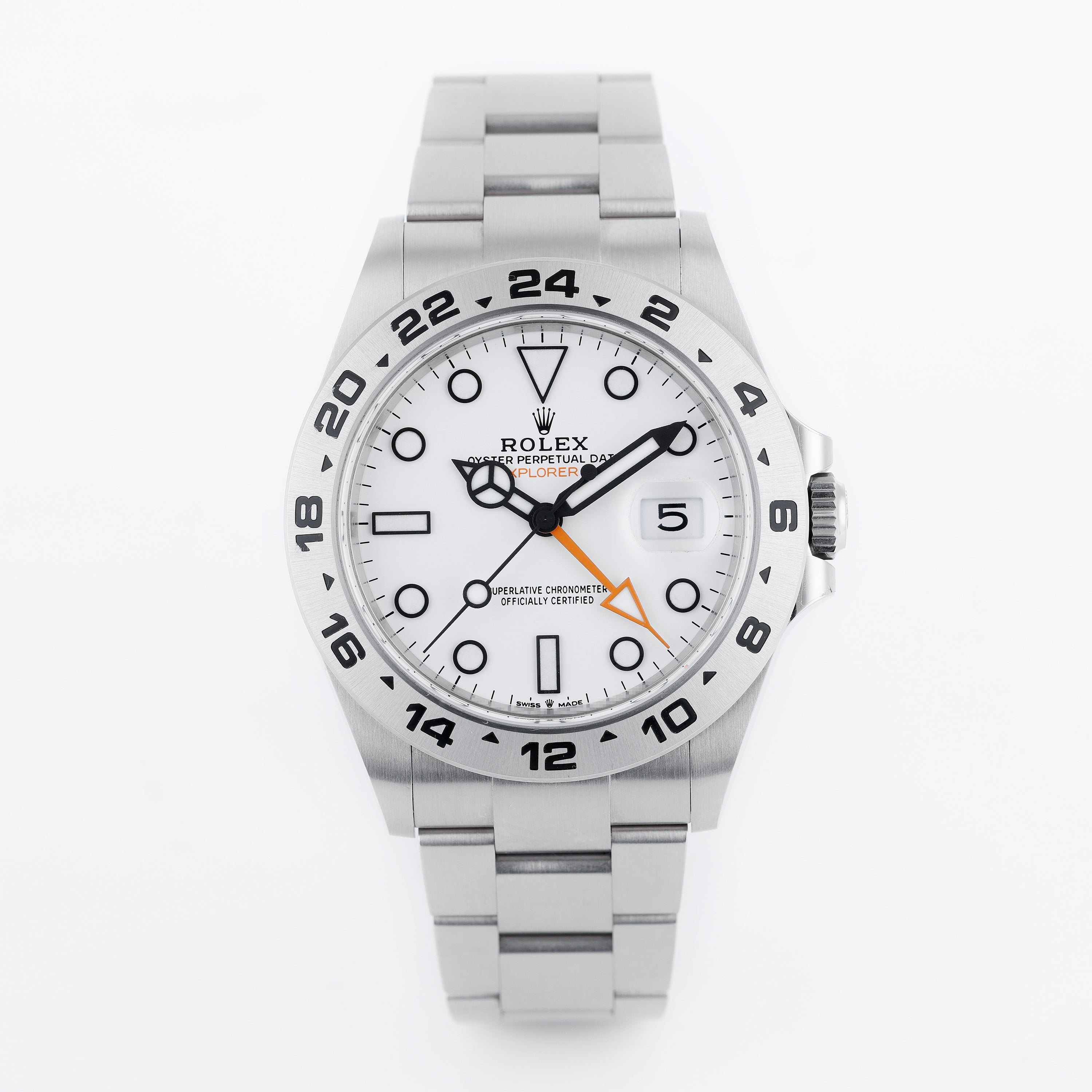 Rolex Explorer II | REF. 226570 | White Dial | Box & Papers | Stainless Steel | 2022