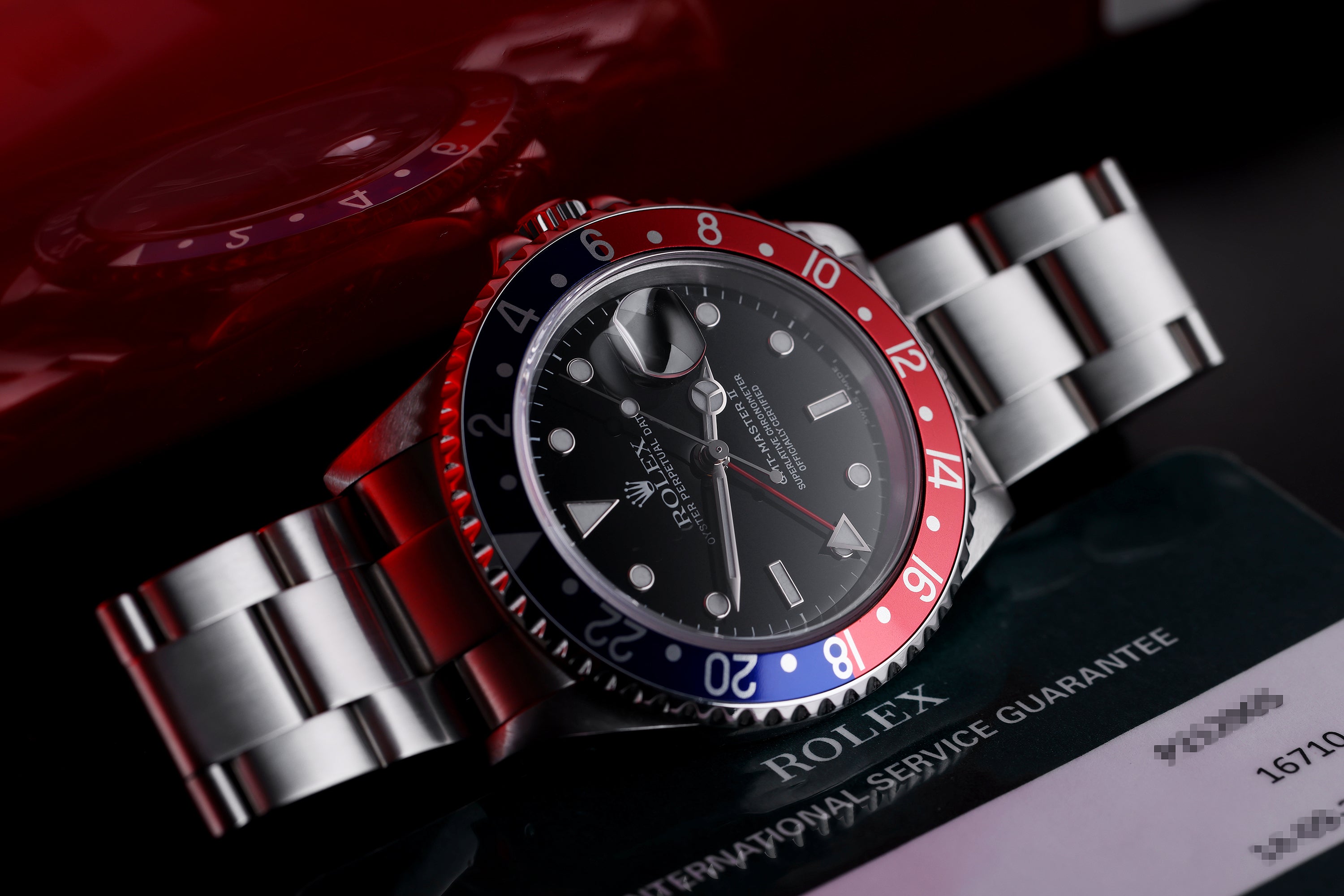 Rolex GMT-Master II "Pepsi" | REF. 16710 | Service Papers 2021 | Stainless Steel