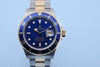 Rolex Submariner | REF. 16613 | Engraved Rehaut | Blue Dial | Box & Papers | 2009 | Stainless Steel & 18k Yellow Gold