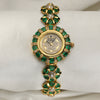 The-Royal-Diamond-18K-Yellow-Gold-Diamond-Emerald-Second-Hand-Watch-Collectors-1