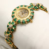 The Royal Diamond 18K Yellow Gold Diamond & Emerald Second Hand Watch Collectors 3