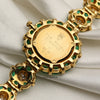 The Royal Diamond 18K Yellow Gold Diamond & Emerald Second Hand Watch Collectors 6