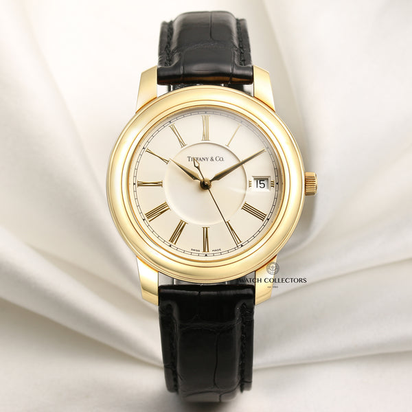 Tiffany & Co 18K Yellow Gold Second Hand Watch Collectors 1