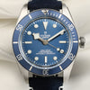 Tudor Stainless Steel Blue Dial Second Hand Watch Collectors 2