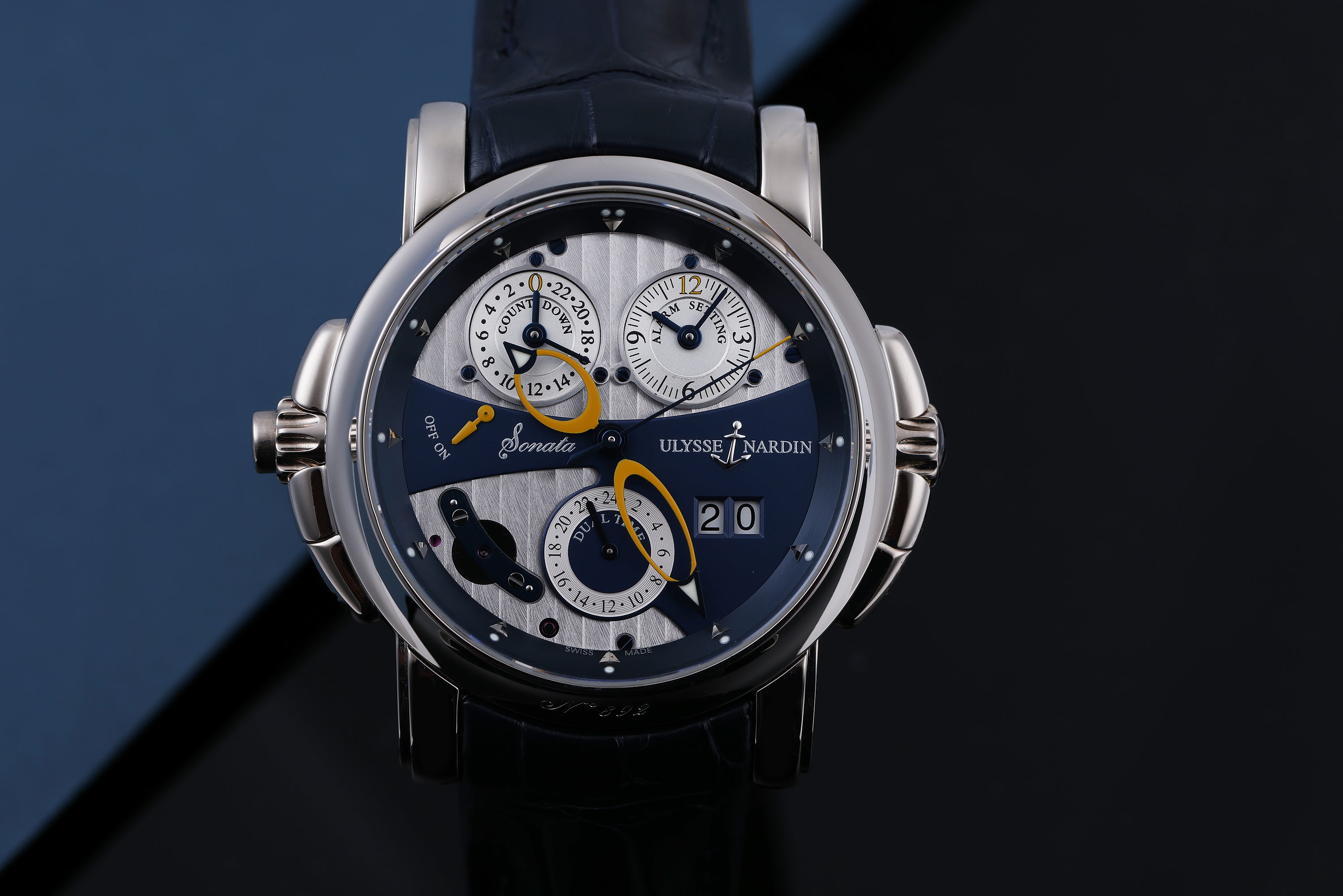 Ulysse Nardin Sonata Cathedral Alarm | REF. 670-88/213 | Dual Time | 18K White Gold