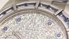 Unpolished Rare Rolex Daytona 116589 18K White Gold Pave Dial Light Sapphire Bezel Second Hand Watch Collectors 4