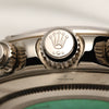 Unpolished Rare Rolex Daytona 116589 18K White Gold Pave Dial Light Sapphire Bezel Second Hand Watch Collectors 6