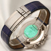 Unpolished Rare Rolex Daytona 116589 18K White Gold Pave Dial Light Sapphire Bezel Second Hand Watch Collectors 7