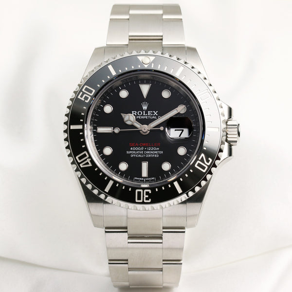 Unworn 2017 Rolex Sea-Dweller 126600 Stainless Steel Single Red Ceramic P66XXXXX Second Hand Watch Collectors 1 (1)
