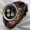 Unworn Breitling Steel & Rose Gold Second Hand Watch Collectors 3