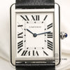 Unworn Cartier Tank Solo Stainless Steel Second hand Watch Collectors 2