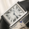 Unworn Cartier Tank Solo Stainless Steel Second hand Watch Collectors 4