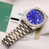 Unworn-Factory-Rolex-Day-Date-118399BR-Diamond-Princess-Cut-Bezel-18k-White-Gold-Second-Hand-Watch-Collectors-11-1