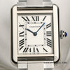 Unworn Full Set Cartier Tank Solo Stainless Steel Second hand Watch Collectors 2