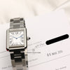 Unworn Full Set Cartier Tank Solo Stainless Steel Second hand Watch Collectors 9