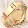 Unworn-Full-Set-Rolex-Daytona-116508-18K-Yellow-Gold-Green-Dial-Second-Hand-Watch-Collectors-8