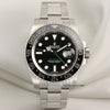 Unworn Full Set Rolex GMT-Master II 116710LN Stainless Steel Second Hand Watch Collectors 1
