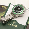 Unworn Full Set Rolex Submariner 16610LV Green Anniversary Stainless Steel Second Hand Watch Collectors 9