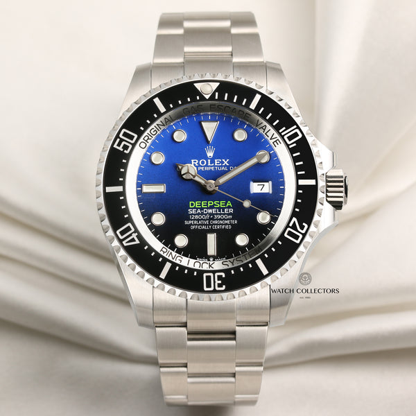 Unworn Fullset Rolex 126600 Deep Sea Deep Blue Sea Dweller James Cameron Stainless Steel Second Hand Watch Collectors 1