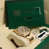 Unworn Fullset Rolex Daytona 116508 18K Yellow Gold MOP Diamond Second Hand Watch Collectors 10