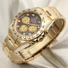 Unworn Fullset Rolex Daytona 116508 18K Yellow Gold MOP Diamond Second Hand Watch Collectors 3