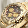 Unworn Fullset Rolex Daytona 116508 18K Yellow Gold MOP Diamond Second Hand Watch Collectors 4
