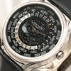 Unworn Patek Philippe World Time 5575G-001 2014 Anniversary 18K White Gold Second Hand Watch Collectors 4