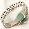 Unworn Rolex DateJust 69179 18K White Gold Silver Diamond Dial Second Hand Watch Collectors 5