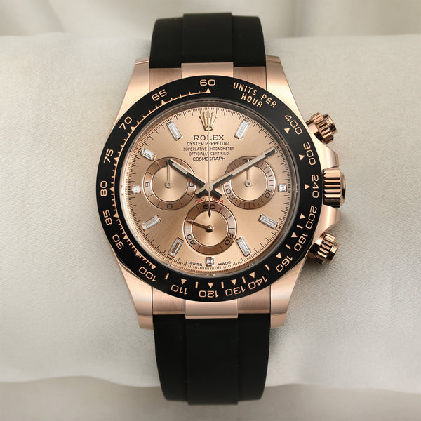 Unworn Rolex Daytona 116515LN 18K Rose Gold Second Hand Watch Collectors 1