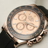 Unworn Rolex Daytona 116515LN 18K Rose Gold Second Hand Watch Collectors 4